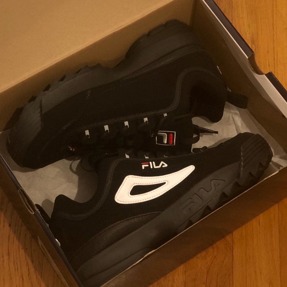 BLACK FILA DISRUPTOR 2